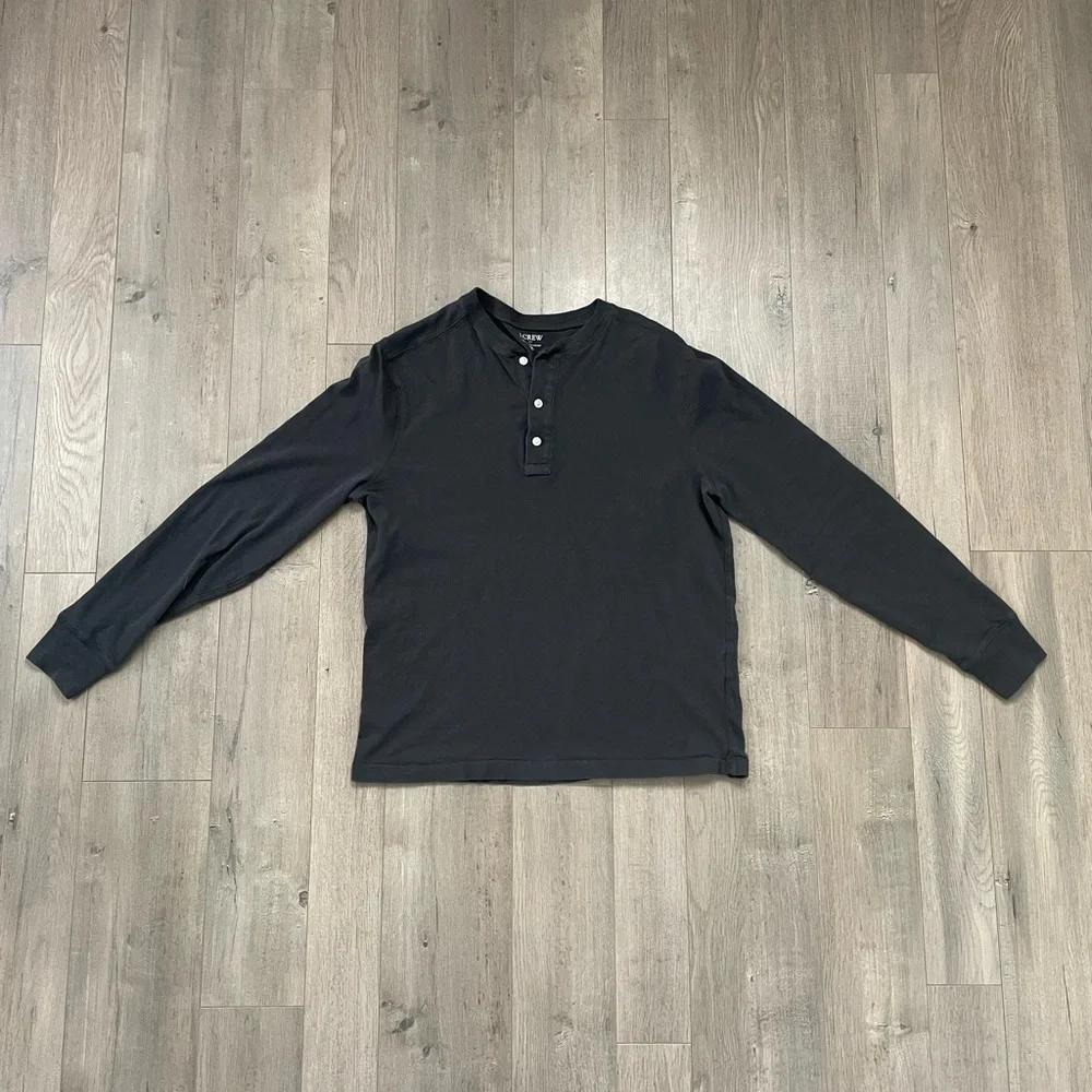 J. Crew Faded Black Long Sleeve Shirt